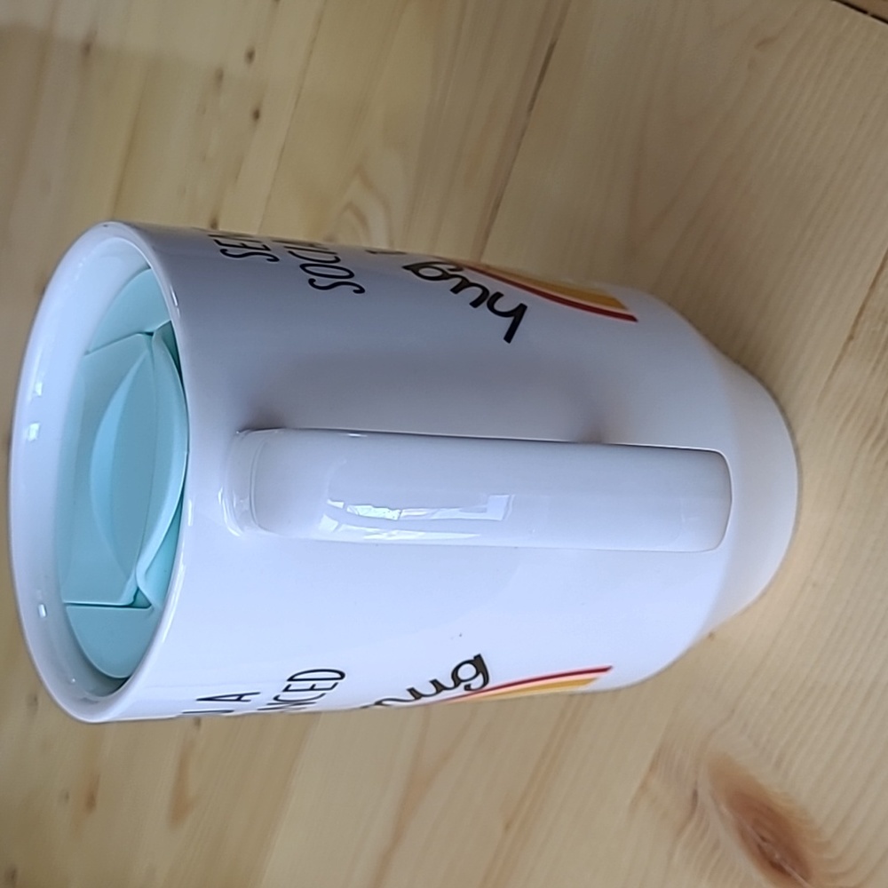 Coco + Lola Sending You a Socially Distanced Hug in a Mug Ceramic Travel Mug - Picture 3 of 8
